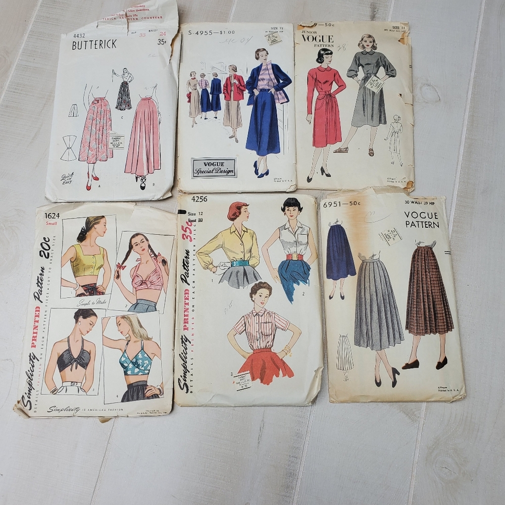 VINTAGE 1950s sewing pattern bundle - Picture 7 of 7